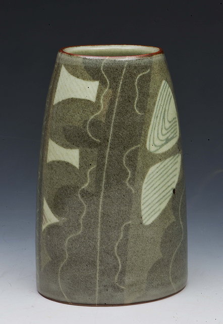 Appraisal: Sheila Casson British b Vase decorated with abstract patternsimpressed potter's