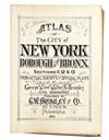 Appraisal: NEW YORK CITY G W Bromley and Co Atlas of