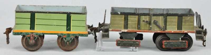 Appraisal: Lot of Handpainted Marklin Gondola Train Cars Description German Includes