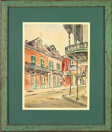 Appraisal: Xavier de Callatay American b Belgium New Orleans - French