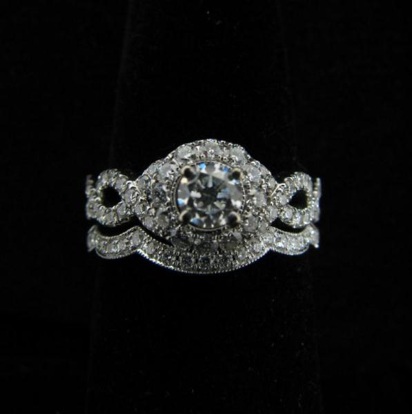 Appraisal: Neil Lane K WG Diamond Lady's Wedding Set including ct