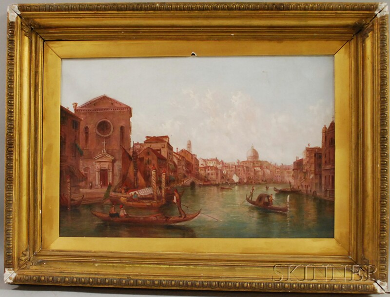 Appraisal: Alfred Pollentine British - The Grand Canal Signed APollentine l