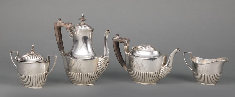 Appraisal: Gorham Sterling Silver Coffee and Tea Service in the Regency