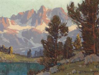 Appraisal: EDGAR PAYNE - Summit Lake oil on board x inches