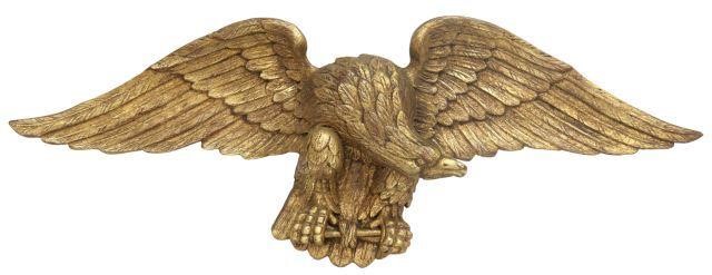 Appraisal: American Federal style eagle architectural element eagle with wings outstretched