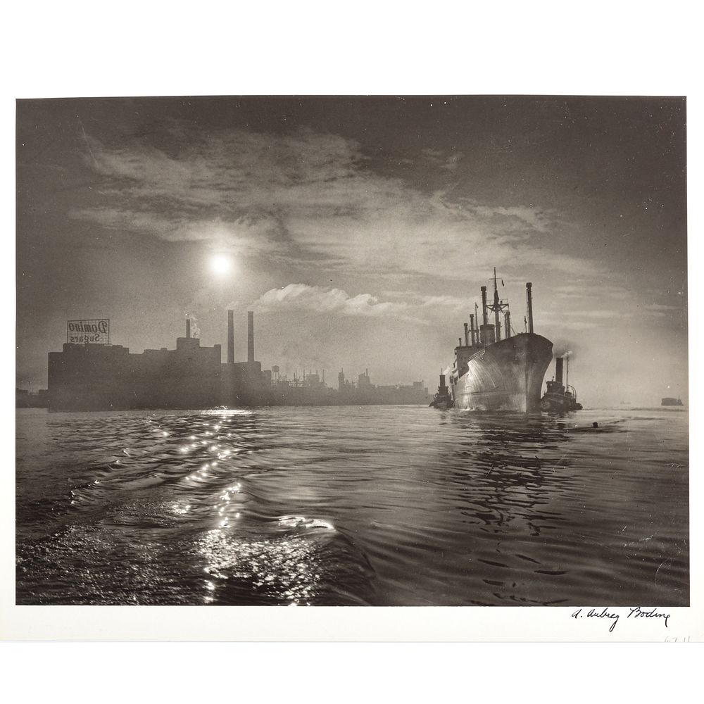 Appraisal: A Aubrey Bodine Baltimore Harbor American - Gelatin silver print