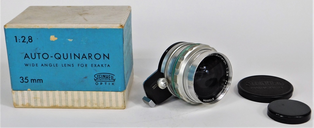 Appraisal: STEINHEIL AUTO-QUINARON LENS MM F Steinheil M nchen Auto-Quinaron lens