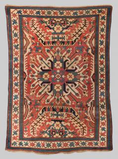 Appraisal: EAGLE KAZAK RUG EAGLE KAZAK RUG Caucasus ca ft in