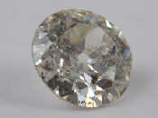 Appraisal: A loose polished round brilliant cut diamond approx carat VAT