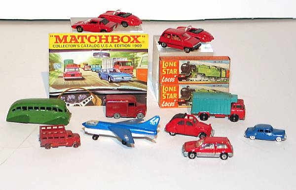 Appraisal: Grouping of Metal transportation toys Includes Matchbox Lonestar Tomica Majorette