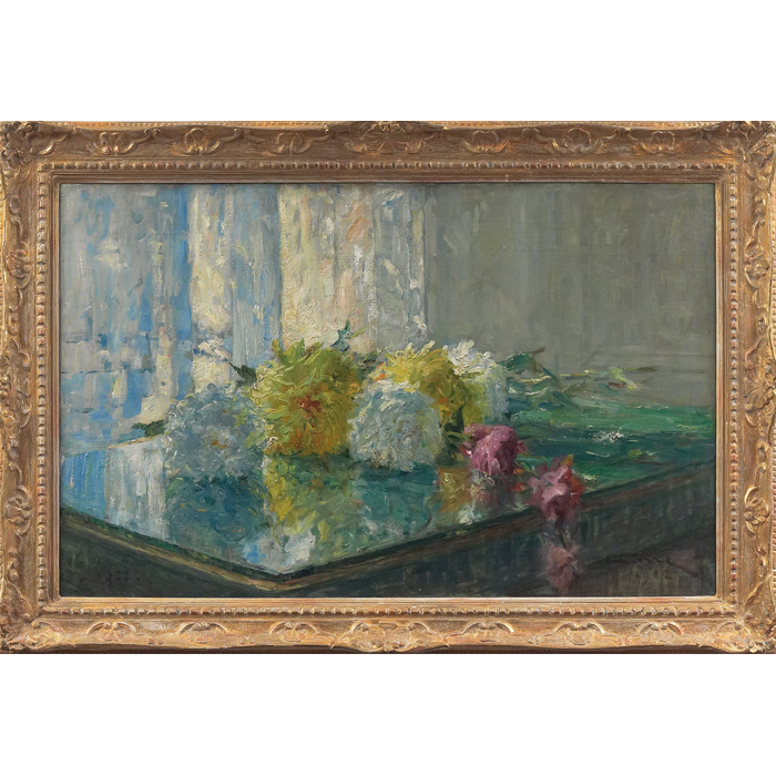 Appraisal: Henri Farre American - Still Life oil on canvas x