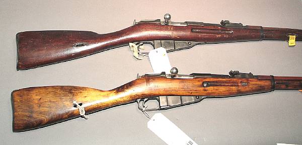 Appraisal: A lot of two Mosin Nagant Model carbines Serial numbers