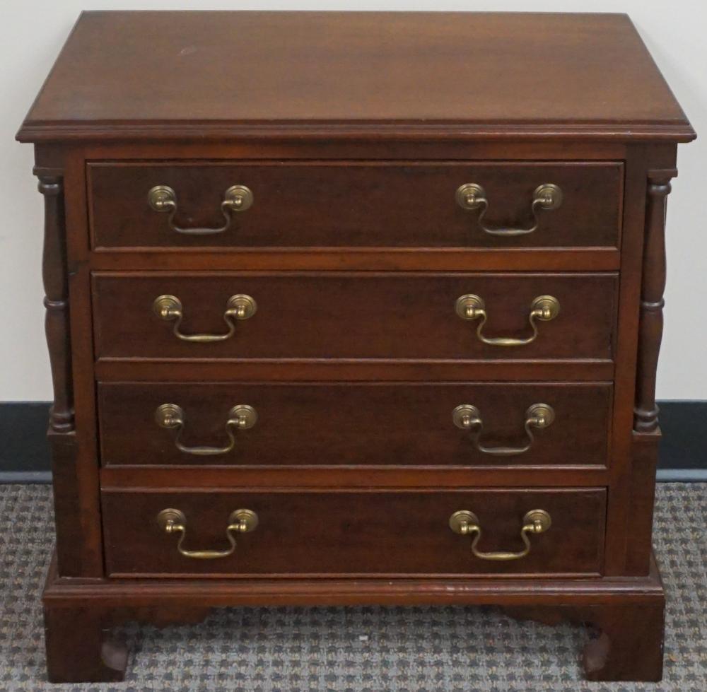 Appraisal: Chippendale Style Mahogany Diminutive Chest of Drawers x x in