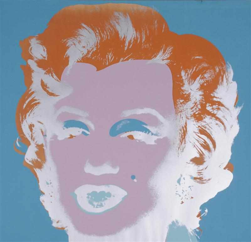 Appraisal: AFTER ANDY WARHOL MARILYN Screenprint on paper bearing pencil signature