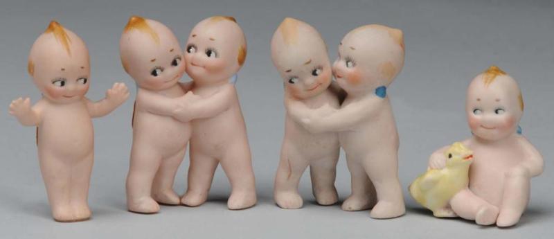 Appraisal: Lot of Rose O Neill Kewpies Description Germany Ca Sitting