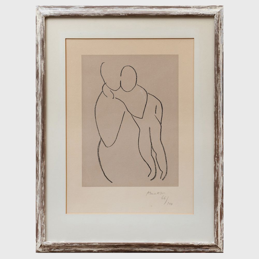 Appraisal: Henri Matisse - Mother and Child Lithograph in black on