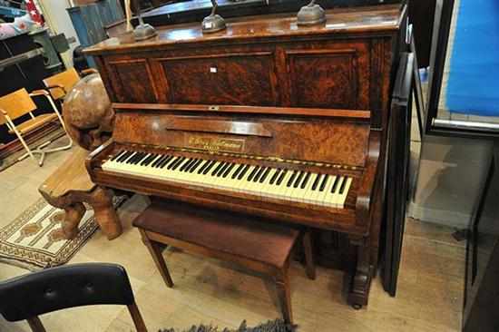 Appraisal: A HALLMAN UPRIGHT PIANO