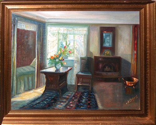 Appraisal: Artist Dubois Ingeborg B Danish - Title Bedchamber Date Mid-