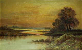 Appraisal: Painting Earl R Hinds Earl R Hinds American - Sunset