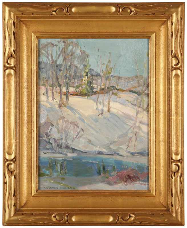 Appraisal: Helen Gapen Oehler - Mill Valley CA New Jersey Winter