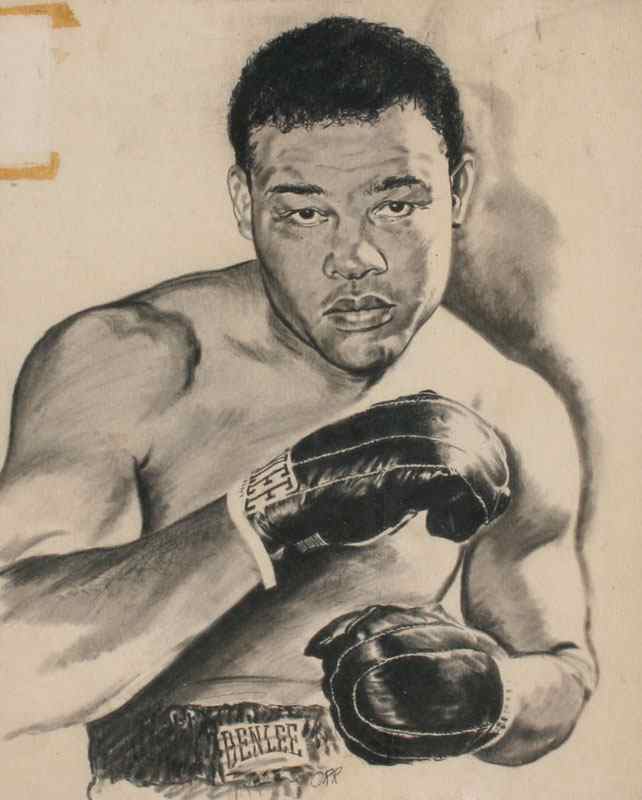 Appraisal: ORR Alex American th C Joe Louis The Brown Bomber