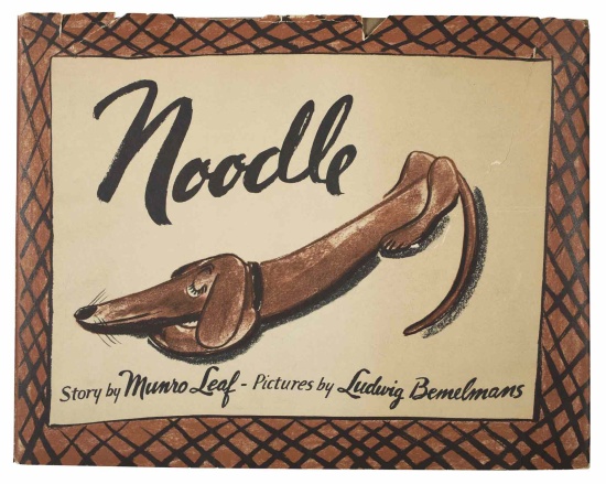 Appraisal: BEMELMANS LUDWIG Leaf Munro Noodle Illustrated by Bemelmans Oblong vo