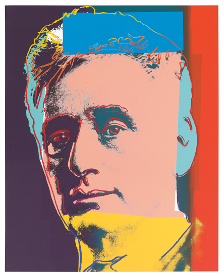 Appraisal: ANDY WARHOL Louis Brandeis Color screenprint on Lenox Museum Board