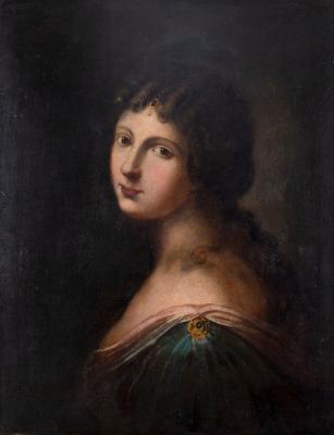 Appraisal: Late th Century Continental School Portrait of a Lady bust