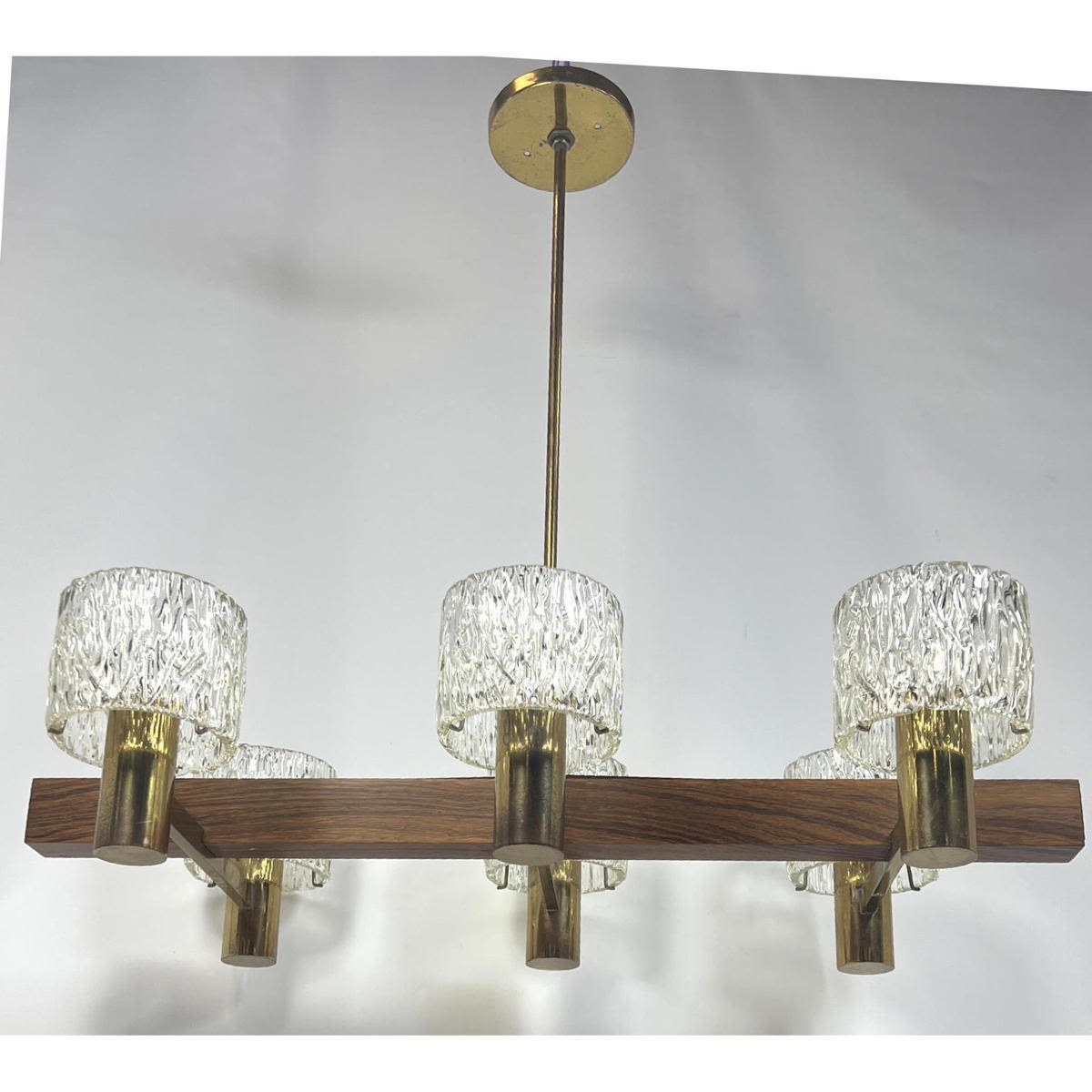 Appraisal: CARL FAGERLUND for Orrefors Chandelier Pendant Lamp Lyfa Dimensions H