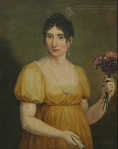 Appraisal: Portrait of Teresa Terrence Figlia Di Pompeo Cavallini dated Teresa