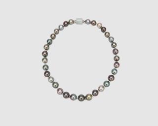 Appraisal: Gray South Sea Pearl Necklace Gray South Sea Pearl Necklacecomprised