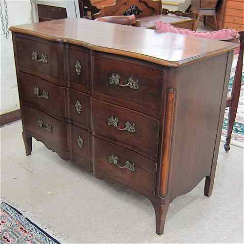 Appraisal: PROVINCIAL STYLE CHEST OF DRAWERS a Ralph H Widdicombe design