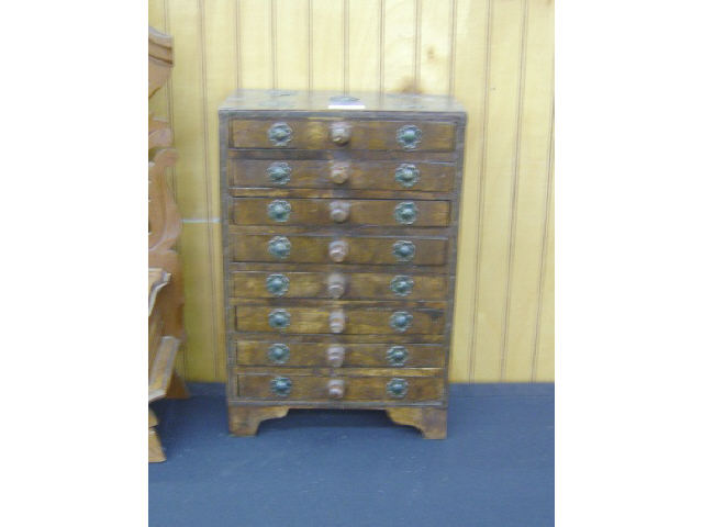 Appraisal: EIGHT DRAWER JEWELRY BOX