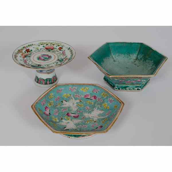 Appraisal: Chinese Famille Rose Tablewares Chinese An assembled group of famille