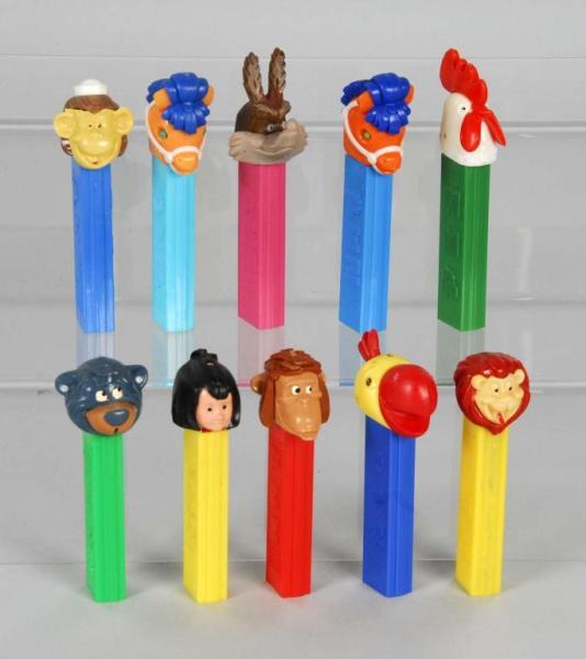 Appraisal: Lot of Vintage Pez Dispensers Condition Near Mint