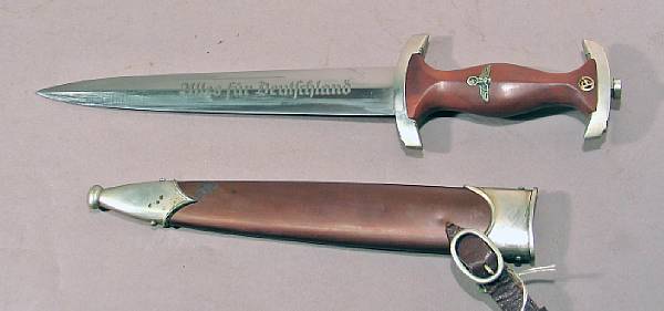 Appraisal: A German Third Reich SA dagger The inch blade with