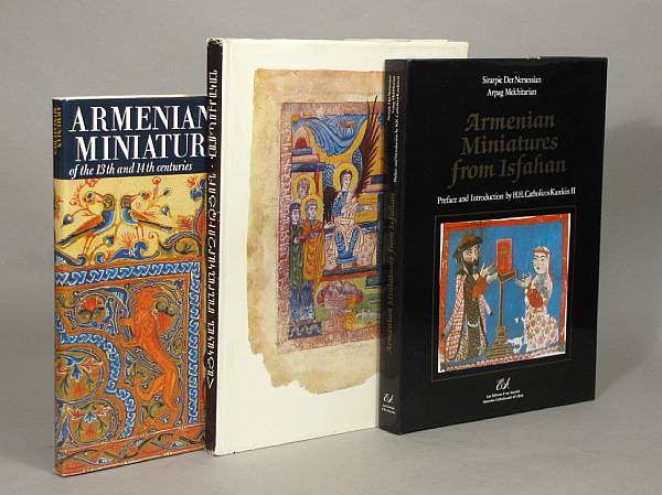 Appraisal: ARMENIAN ILLUMINATED MANUSCRIPTS Approx vols including Nersessian Sirapie Der Armenian