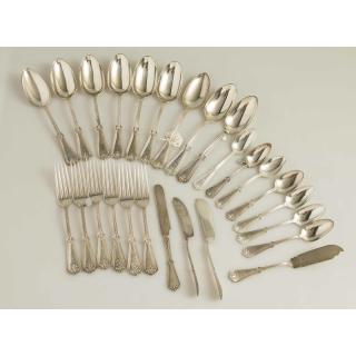 Appraisal: Vanderslice Silver Flatware Campanile Pattern pieces Vanderslice silver flatware Campanile