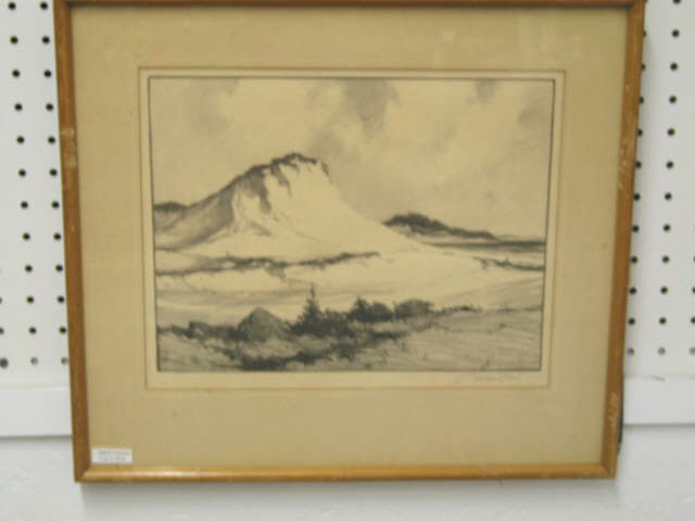 Appraisal: Gordon Grant Lithograph sand dunes along the shore image area