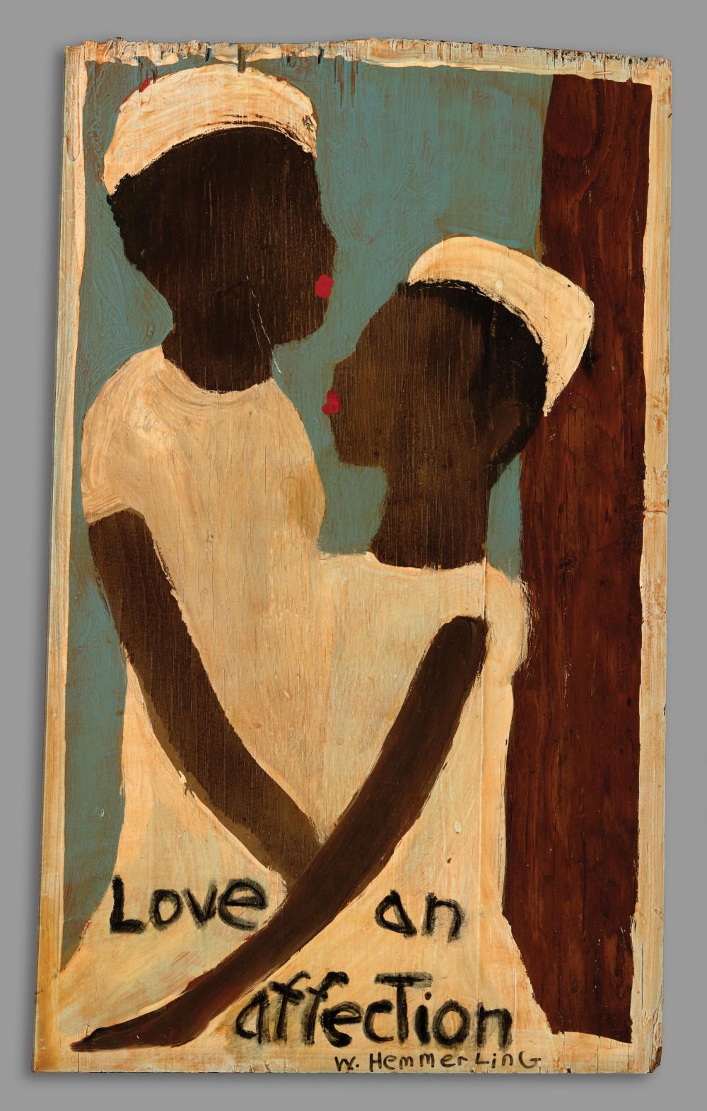 Appraisal: William Hemmerling American Louisiana - Love an Affection oil on