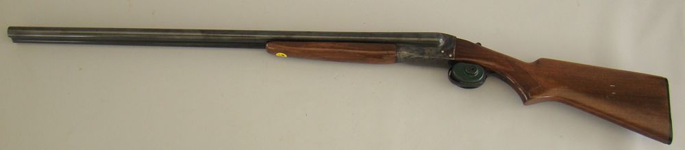 Appraisal: STEVENS SIDE-BY-SIDE SHOTGUN ga no serial numbers Blued finish with