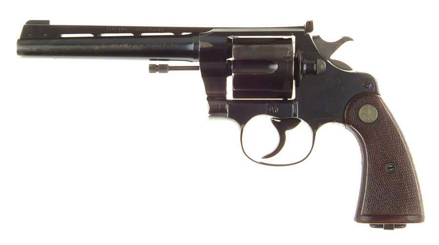 Appraisal: CALIFORNIA HIGHWAY PATROL ASSOCIATED COLT NEW SERVICE REVOLVER Cal SN