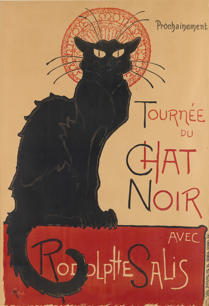 Appraisal: TH OPHILE-ALEXANDRE STEINLEN - TOURN E DU CHAT NOIR x