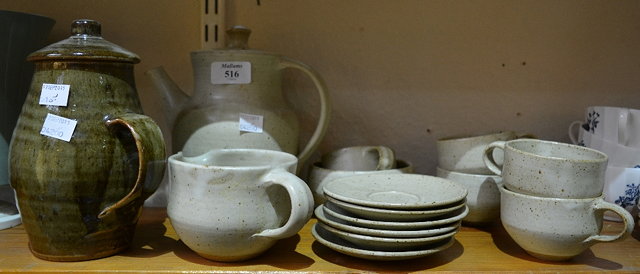 Appraisal: Winchcombe Pottery Ray Finch Coffee set with milk jug and