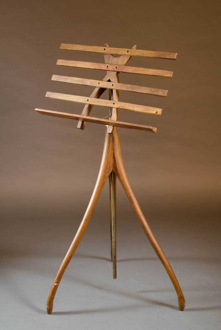 Appraisal: AMERICAN MID-CENTURY MODERN MUSIC STAND Studio Craft Movement having an