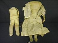 Appraisal: INCH DOLL Cloth body right arm is damaged from elbow