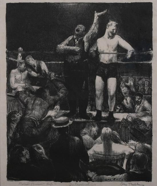 Appraisal: GEORGE BELLOWS American - INTRODUCTIONS signed titled and noted Bolton