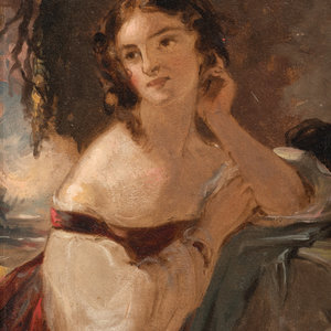 Appraisal: Thomas Sully American - Portrait of Frances Anne Kemble oil