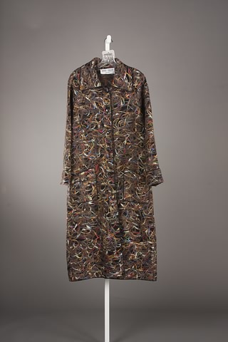 Appraisal: Ruffolo multi-colored wool coat unlined Good condition -