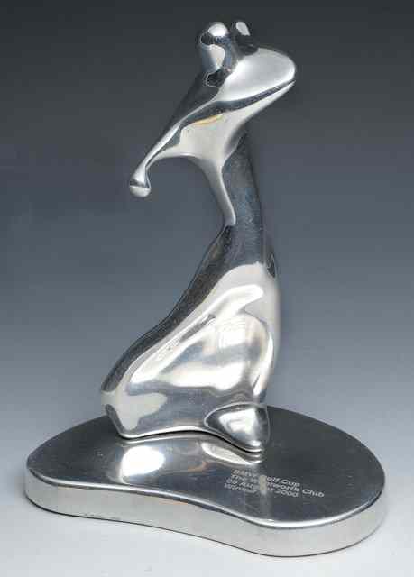 Appraisal: A Hoselton aluminium BMW Golf Cup trophy given to the